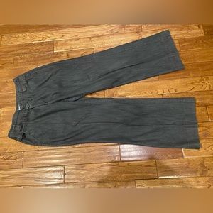 John Paul Richard black denim slacks, size 6